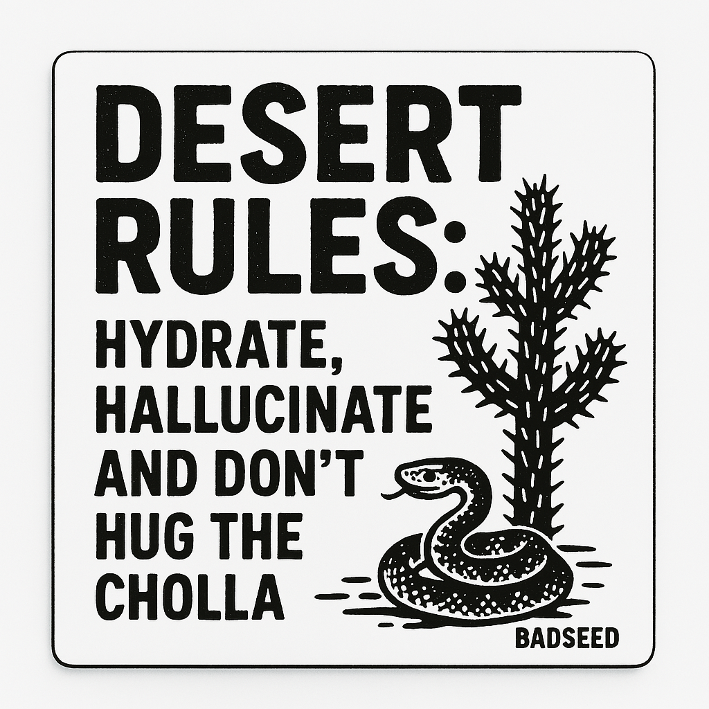 Badseed Streetwear— Desert Rules tee