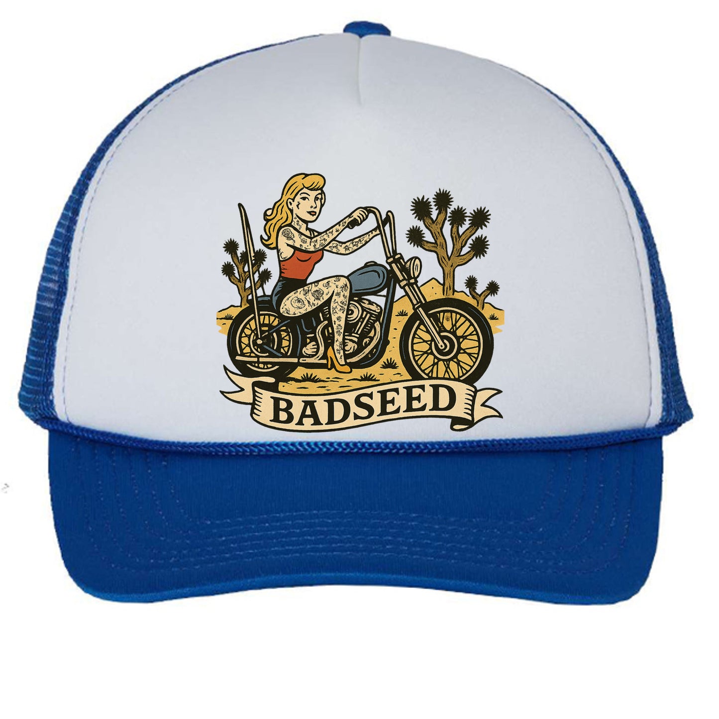 White/ Royal - FRONT